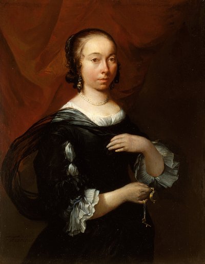 Ritratto di una signora, c.1665-70 da Jacob Esselens